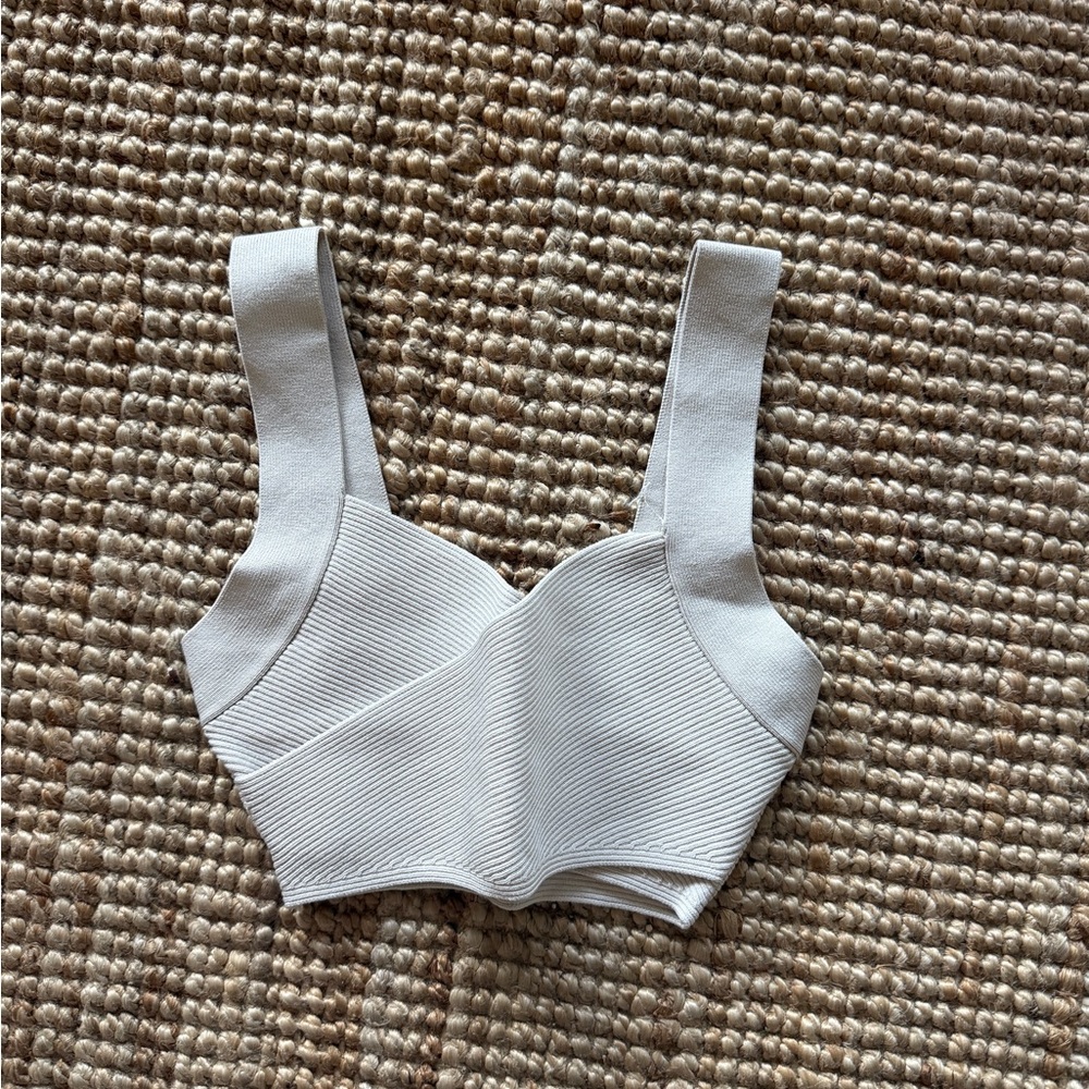 Aritzia Sculp Knit Cropped Top